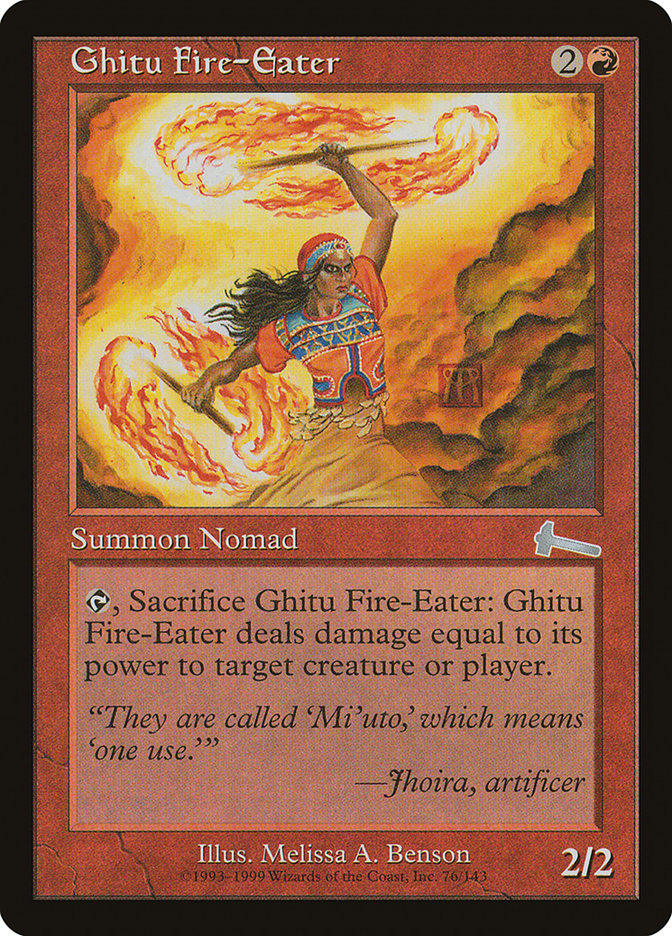 Ghitu Fire-Eater [Urza's Legacy] | Card Merchant Takapuna