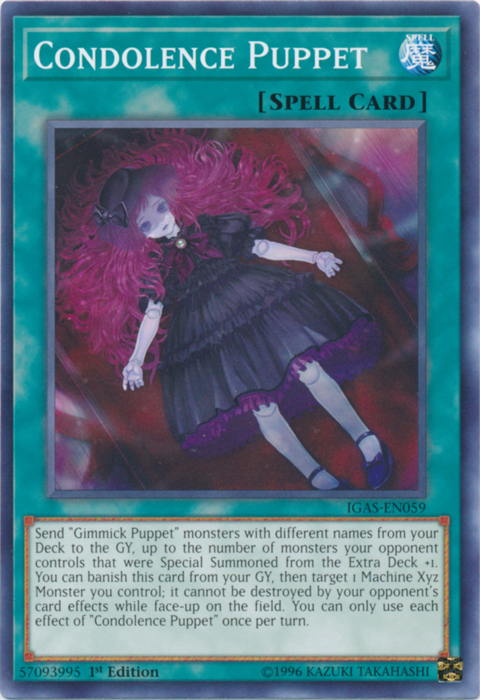 Condolence Puppet [IGAS-EN059] Common | Card Merchant Takapuna