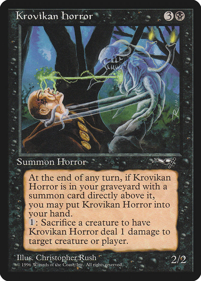 Krovikan Horror [Alliances] | Card Merchant Takapuna