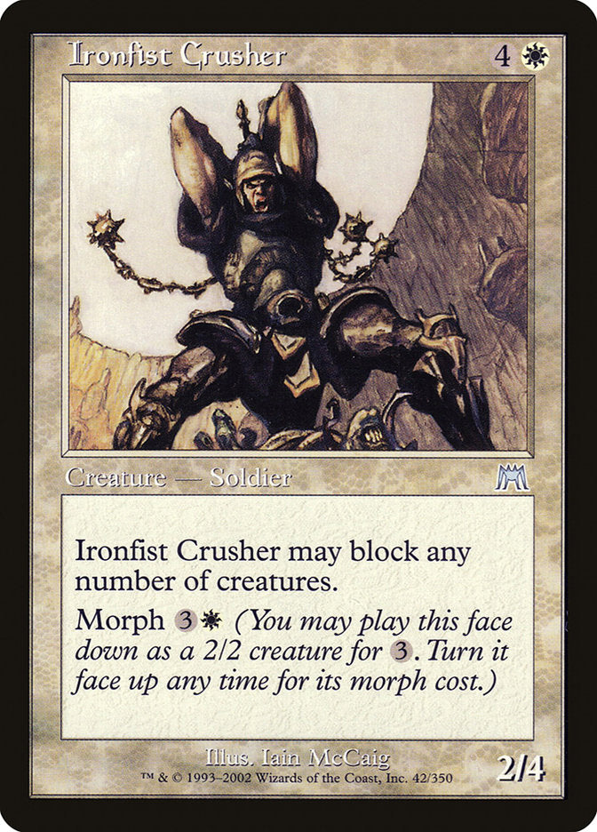 Ironfist Crusher [Onslaught] | Card Merchant Takapuna