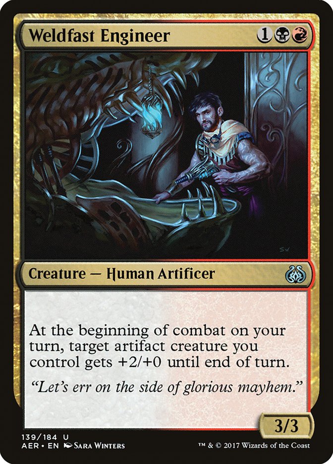 Weldfast Engineer [Aether Revolt] | Card Merchant Takapuna