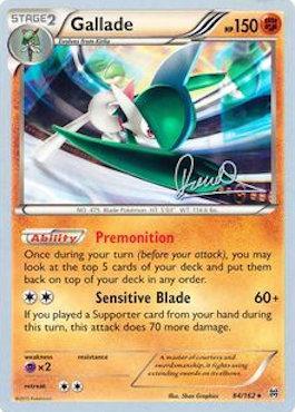 Gallade (84/162) (Infinite Force - Diego Cassiraga) [World Championships 2017] | Card Merchant Takapuna