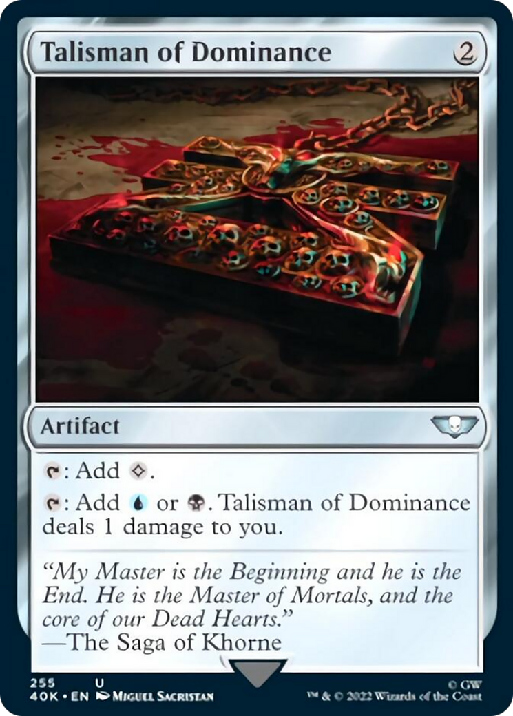 Talisman of Dominance (255) [Warhammer 40,000] | Card Merchant Takapuna