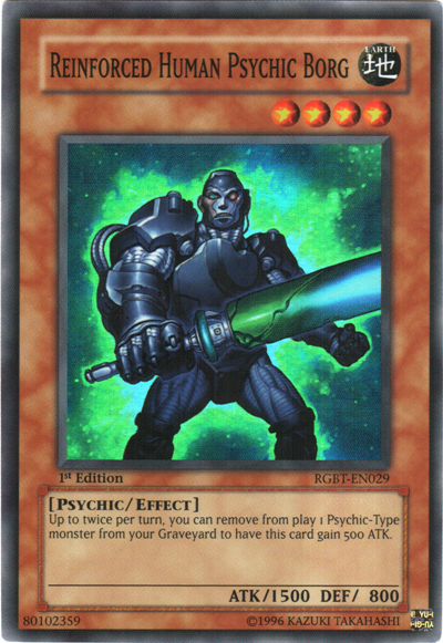 Reinforced Human Psychic Borg [RGBT-EN029] Super Rare | Card Merchant Takapuna