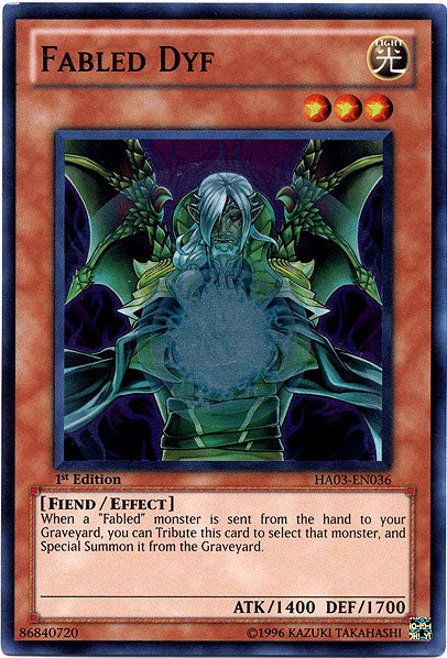 Fabled Dyf [HA03-EN036] Super Rare | Card Merchant Takapuna