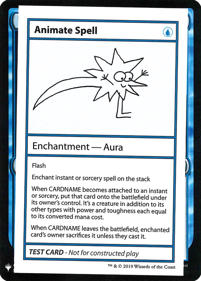 Animate Spell [Mystery Booster Playtest Cards] | Card Merchant Takapuna