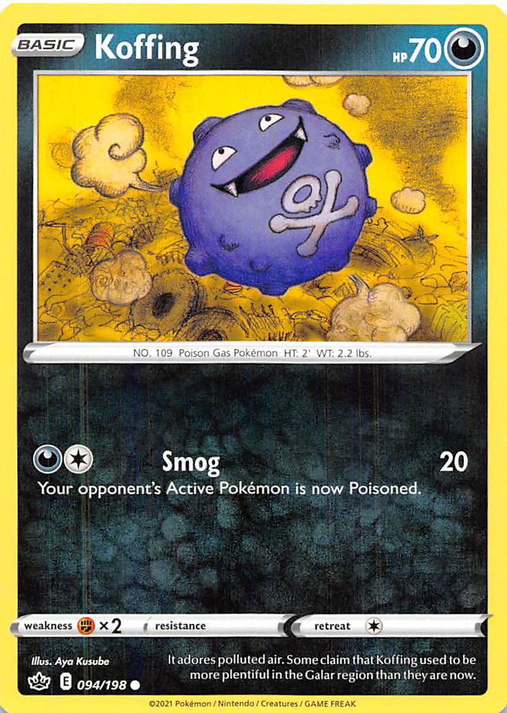 Koffing (094/198) [Sword & Shield: Chilling Reign] | Card Merchant Takapuna