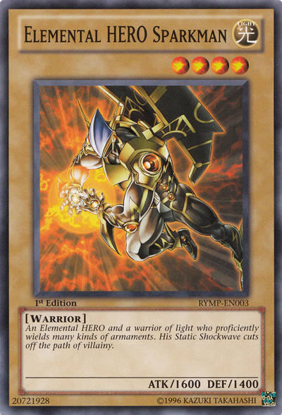 Elemental HERO Sparkman [RYMP-EN003] Common | Card Merchant Takapuna