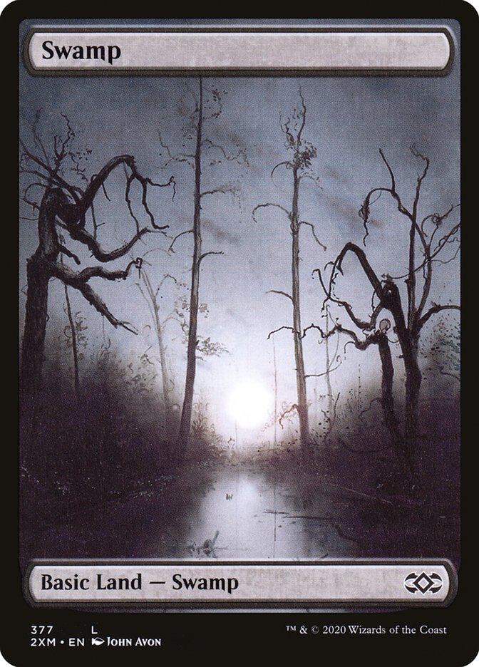 Swamp (377) [Double Masters] | Card Merchant Takapuna