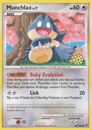 Munchlax (68/100) [Countdown Calendar Promos] | Card Merchant Takapuna