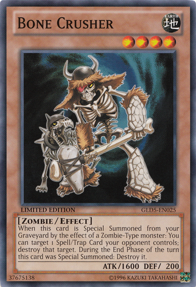 Bone Crusher [GLD5-EN025] Common | Card Merchant Takapuna