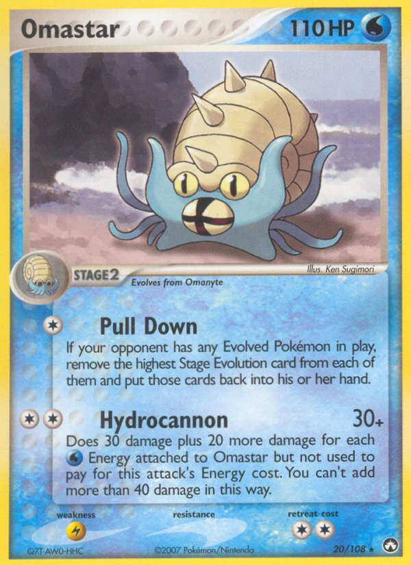 Omastar (20/108) [EX: Power Keepers] | Card Merchant Takapuna