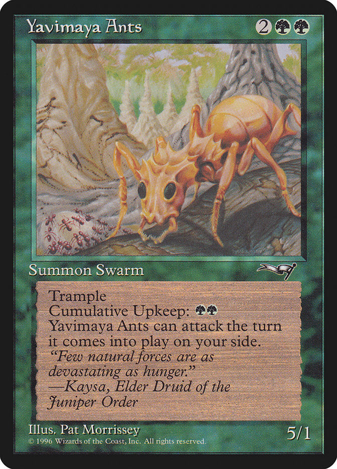 Yavimaya Ants [Alliances] | Card Merchant Takapuna