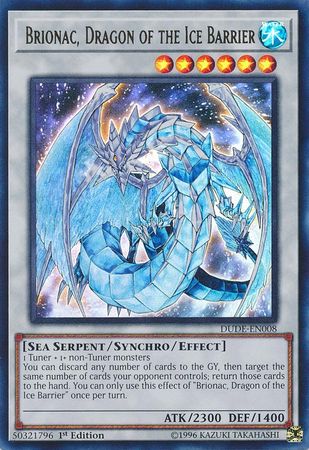 Brionac, Dragon of the Ice Barrier [DUDE-EN008] Ultra Rare | Card Merchant Takapuna