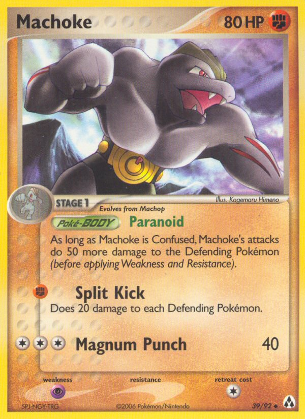 Machoke (39/92) [EX: Legend Maker] | Card Merchant Takapuna