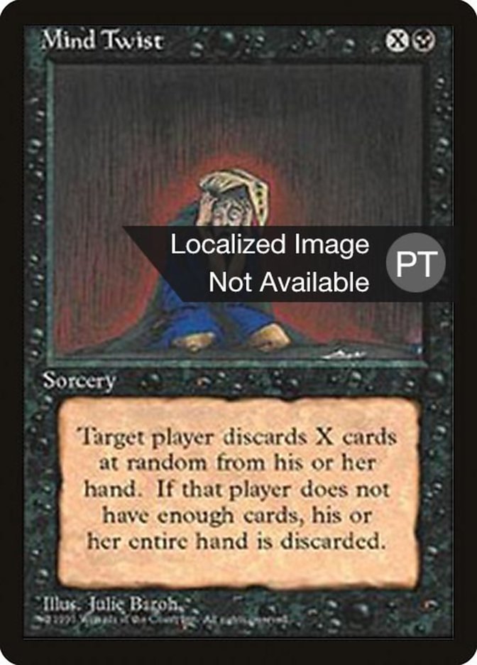 Mind Twist [Fourth Edition (Foreign Black Border)] | Card Merchant Takapuna