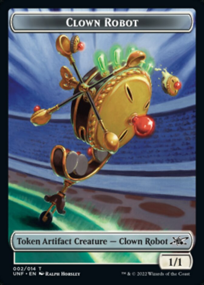 Clown Robot (002) Token [Unfinity Tokens] | Card Merchant Takapuna