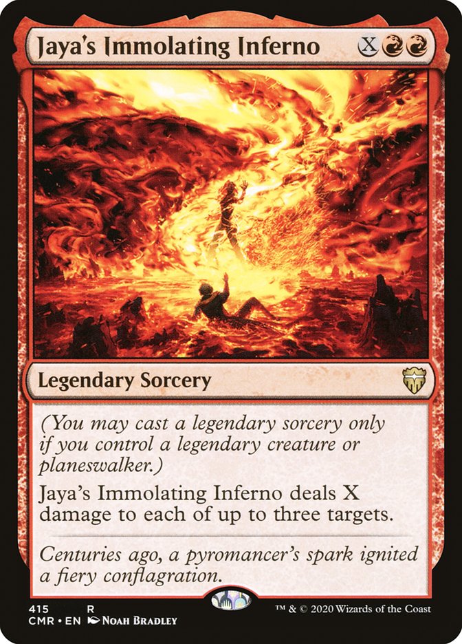 Jaya's Immolating Inferno [Commander Legends] | Card Merchant Takapuna