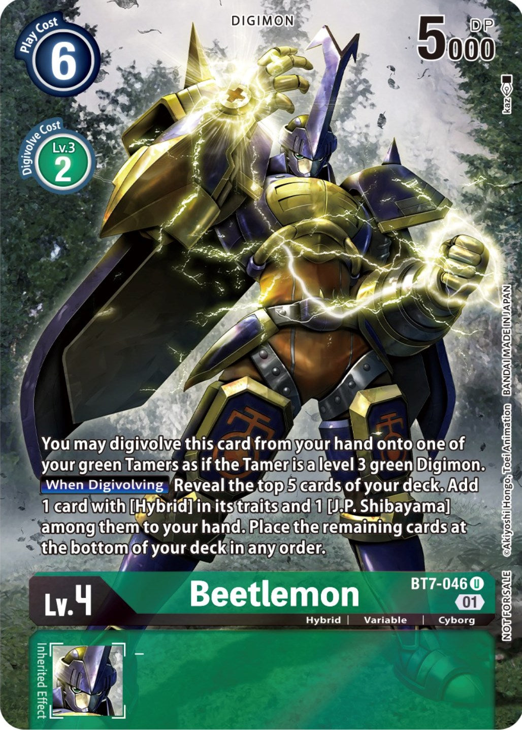 Beetlemon [BT7-046] (2nd Anniversary Frontier Card) [Next Adventure Promos] | Card Merchant Takapuna