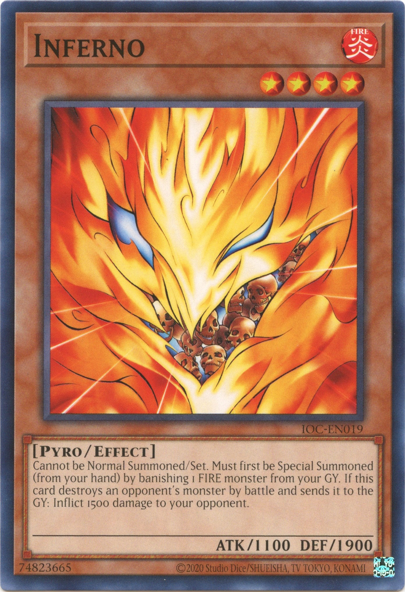 Inferno (25th Anniversary) [IOC-EN019] Common | Card Merchant Takapuna