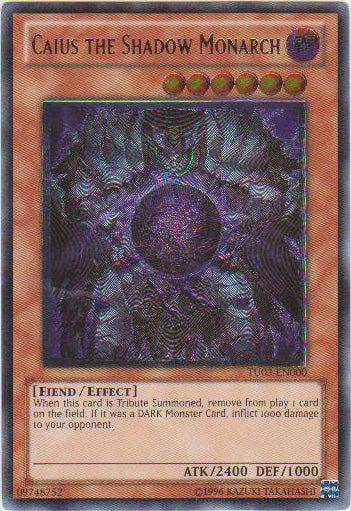 Caius the Shadow Monarch [TU03-EN000] Ultimate Rare | Card Merchant Takapuna