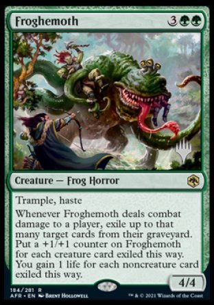 Froghemoth (Promo Pack) [Dungeons & Dragons: Adventures in the Forgotten Realms Promos] | Card Merchant Takapuna