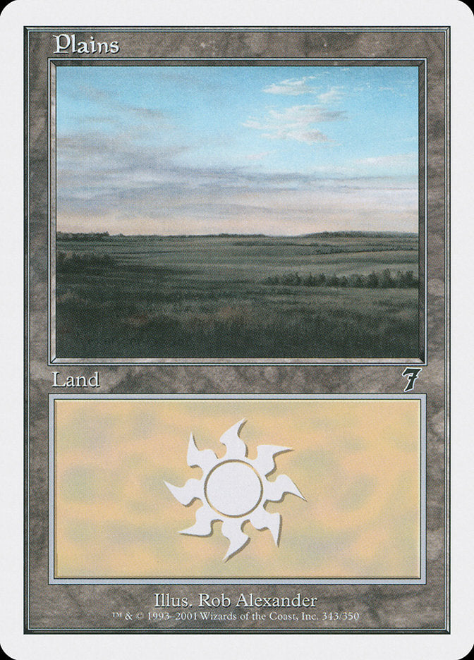 Plains (343) [Seventh Edition] | Card Merchant Takapuna