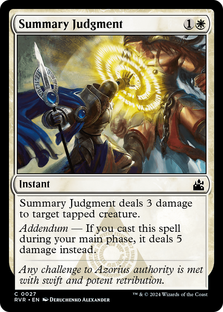 Summary Judgment [Ravnica Remastered] | Card Merchant Takapuna