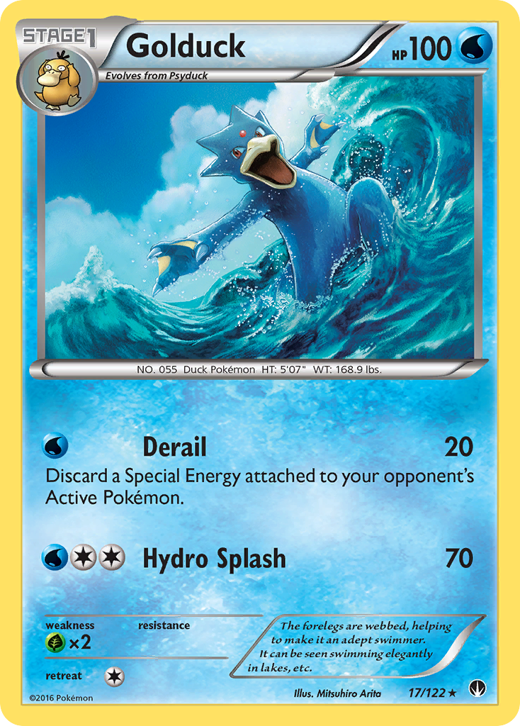 Golduck (17/122) [XY: BREAKpoint] | Card Merchant Takapuna