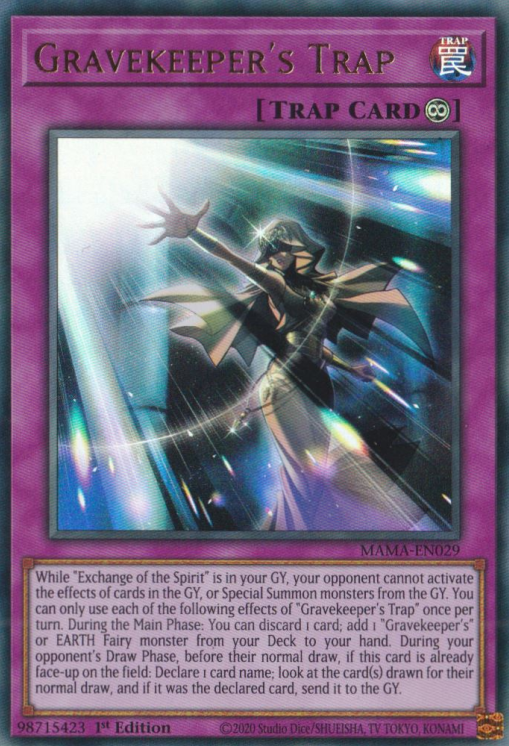 Gravekeeper's Trap [MAMA-EN029] Ultra Rare | Card Merchant Takapuna