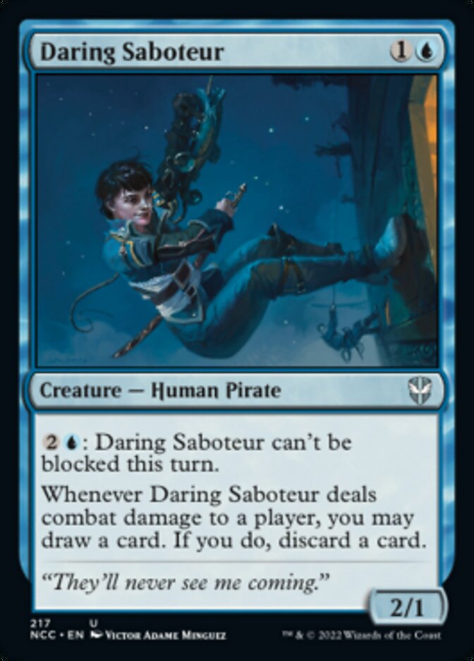 Daring Saboteur [Streets of New Capenna Commander] | Card Merchant Takapuna