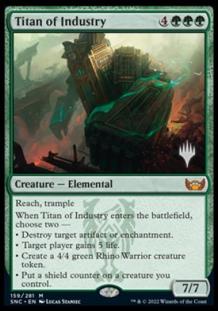 Titan of Industry (Promo Pack) [Streets of New Capenna Promos] | Card Merchant Takapuna