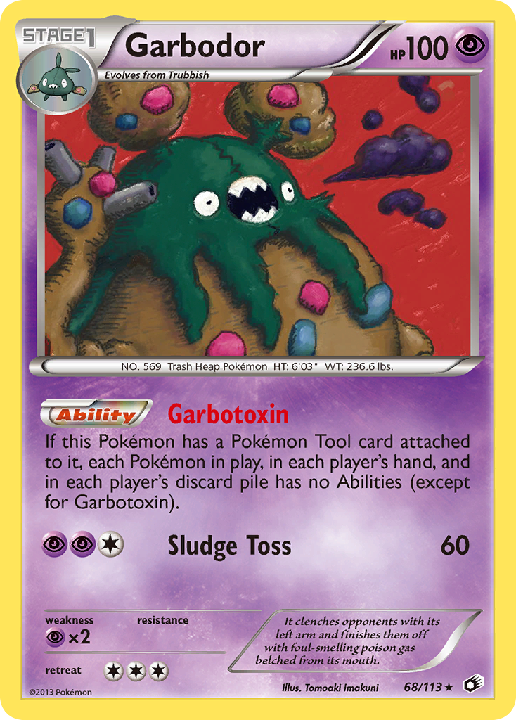 Garbodor (68/113) [Black & White: Legendary Treasures] | Card Merchant Takapuna