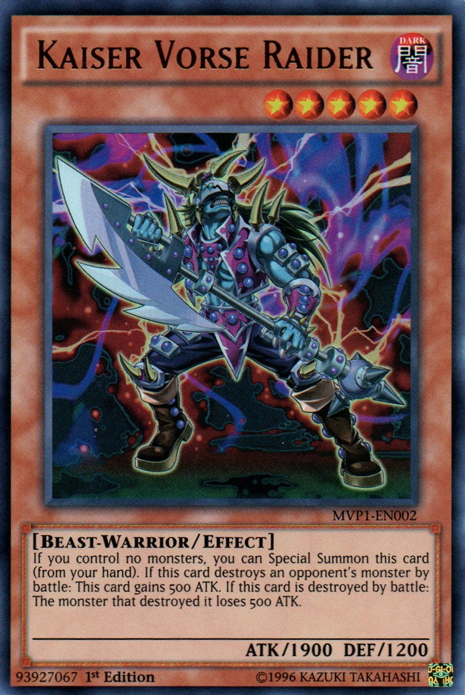 Kaiser Vorse Raider [MVP1-EN002] Ultra Rare | Card Merchant Takapuna