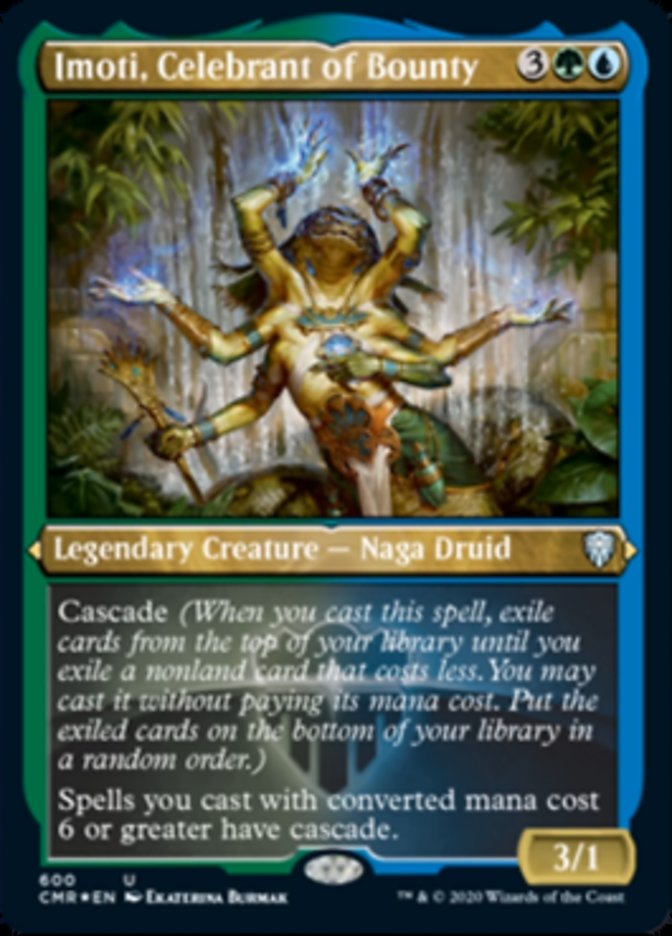 Imoti, Celebrant of Bounty (Etched) [Commander Legends] | Card Merchant Takapuna