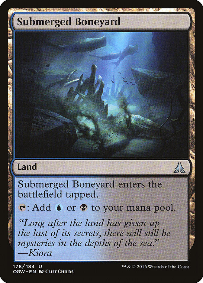 Submerged Boneyard [Oath of the Gatewatch] | Card Merchant Takapuna