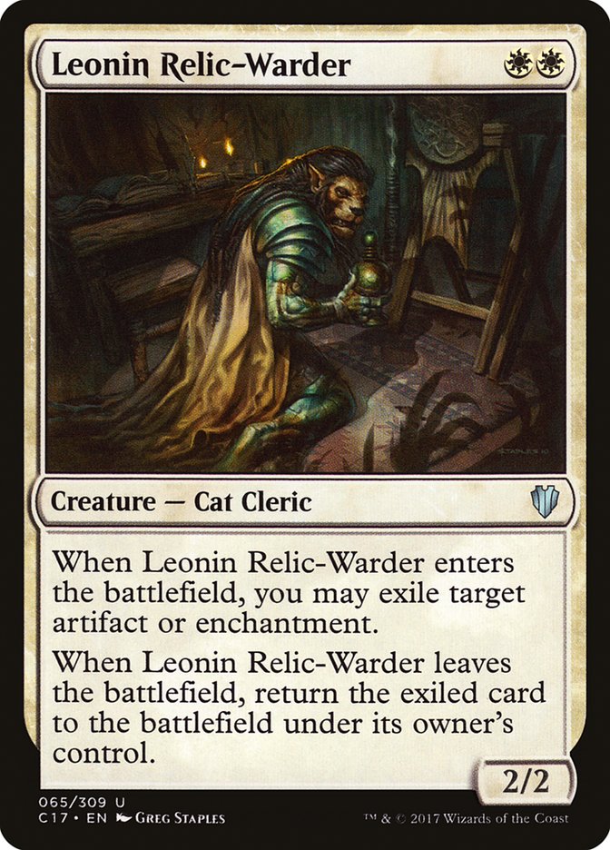 Leonin Relic-Warder [Commander 2017] | Card Merchant Takapuna