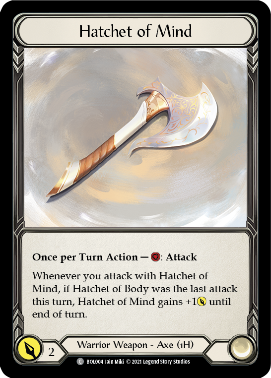 Hatchet of Mind [BOL004] (Monarch Boltyn Blitz Deck) | Card Merchant Takapuna