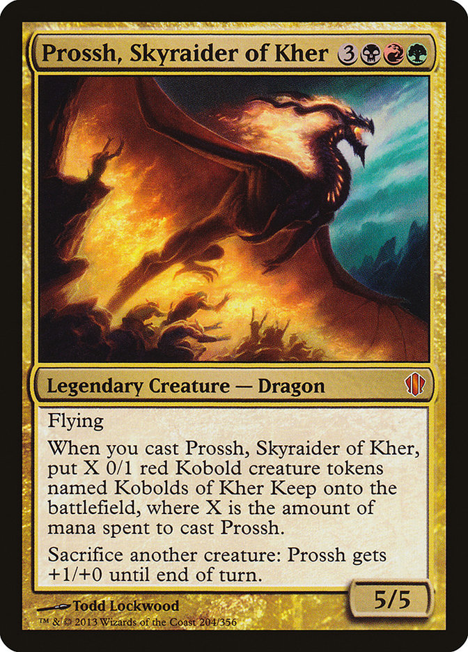 Prossh, Skyraider of Kher [Commander 2013] | Card Merchant Takapuna