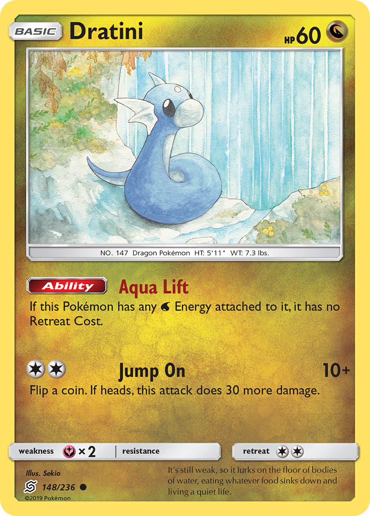 Dratini (148/236) [Sun & Moon: Unified Minds] | Card Merchant Takapuna