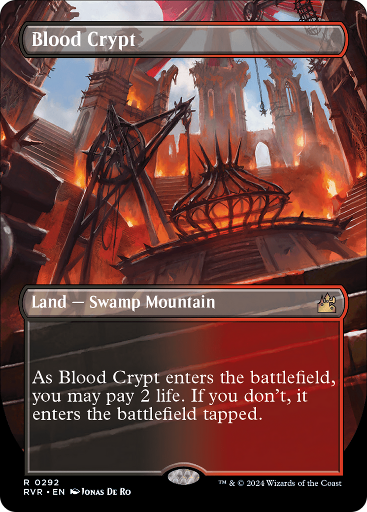 Blood Crypt (Borderless) [Ravnica Remastered] | Card Merchant Takapuna