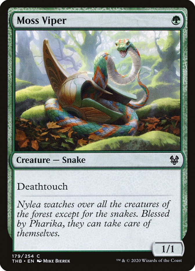 Moss Viper [Theros Beyond Death] | Card Merchant Takapuna