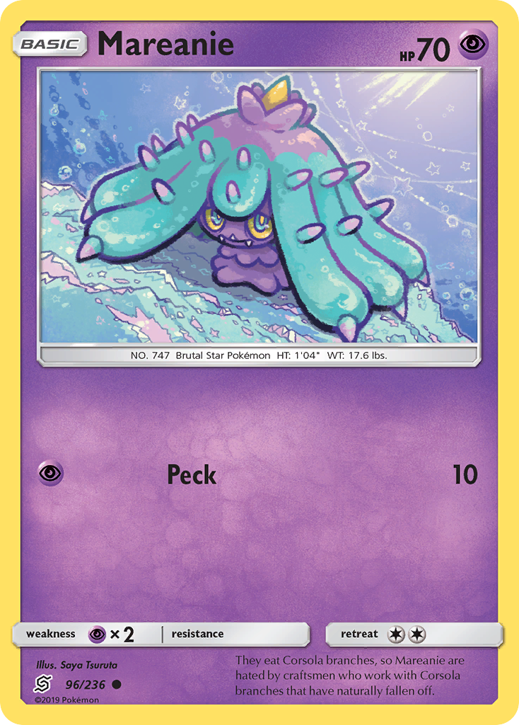 Mareanie (96/236) [Sun & Moon: Unified Minds] | Card Merchant Takapuna