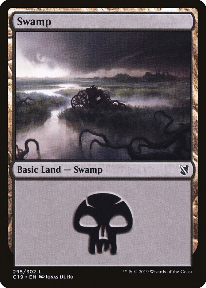 Swamp (295) [Commander 2019] | Card Merchant Takapuna