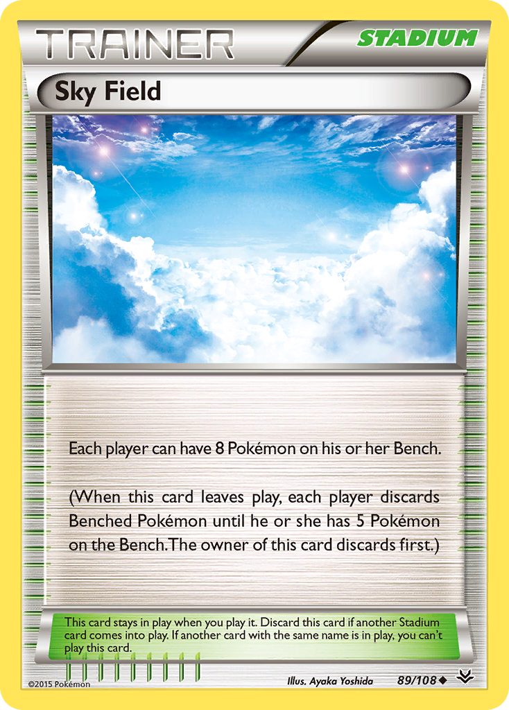 Sky Field (89/108) [XY: Roaring Skies] | Card Merchant Takapuna