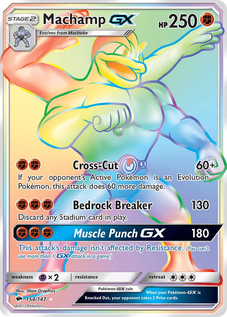 Machamp GX (154/147) [Sun & Moon: Burning Shadows] | Card Merchant Takapuna