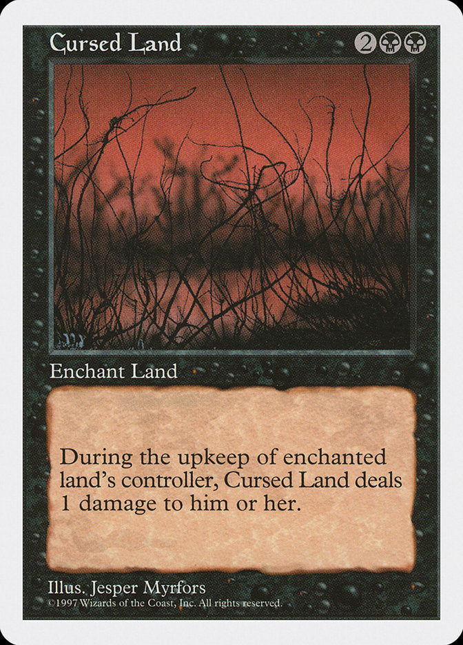 Cursed Land [Fifth Edition] | Card Merchant Takapuna