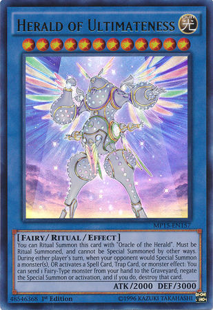 Herald of Ultimateness [MP15-EN157] Ultra Rare | Card Merchant Takapuna