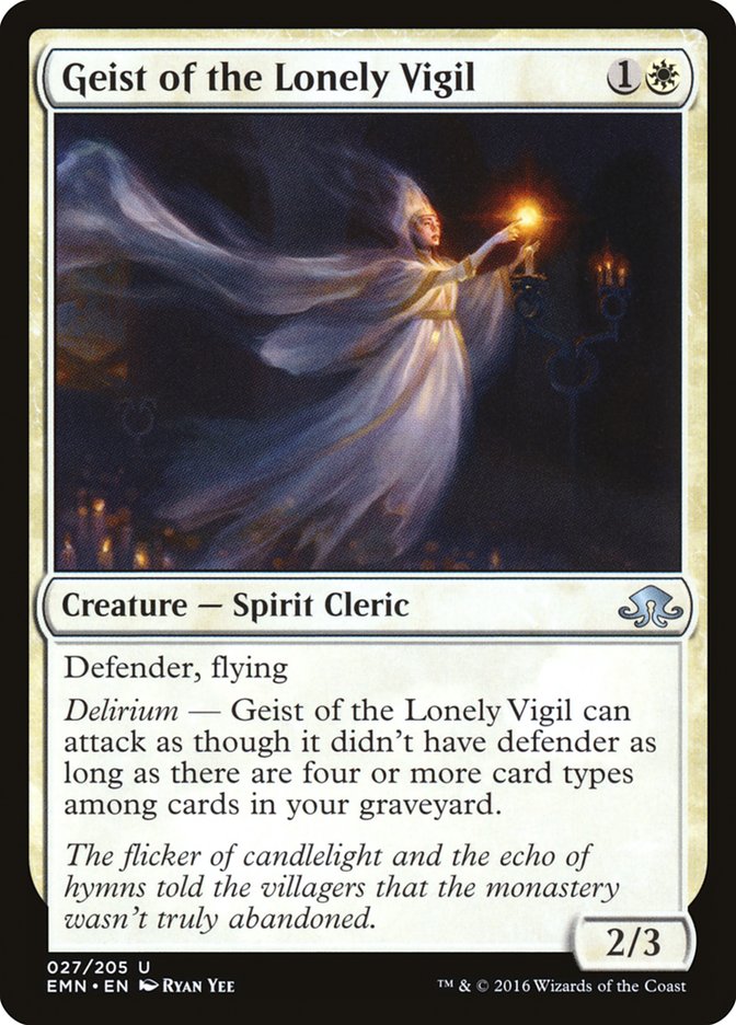 Geist of the Lonely Vigil [Eldritch Moon] | Card Merchant Takapuna