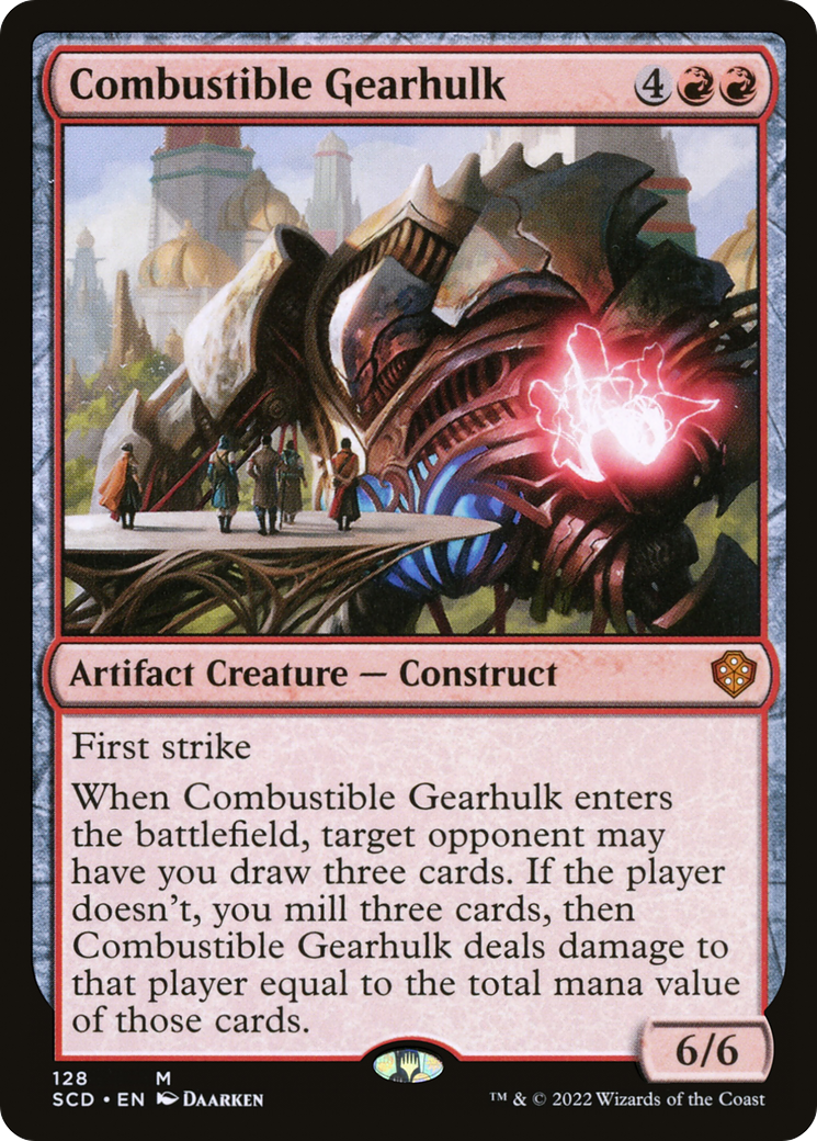 Combustible Gearhulk [Starter Commander Decks] | Card Merchant Takapuna